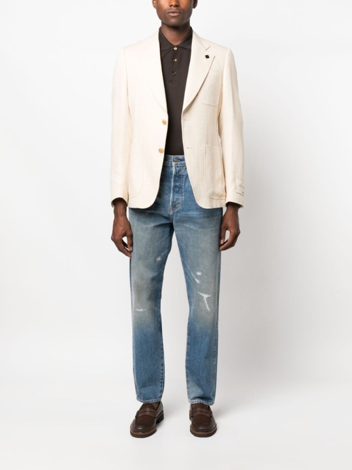 Lardini однобортный пиджак, нейтральный цвет
Lardini однобортный пиджак, нейтральный цвет