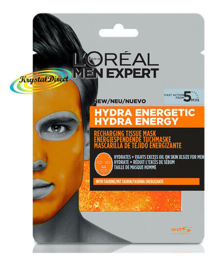 Энергетическая тканевая маска 1шт 30г L'Oreal Men Expert Hydra Energetic, L'oréal Paris
Энергетическая тканевая маска 1шт 30г L'Oreal Men Expert Hydra Energetic, L'oréal Paris