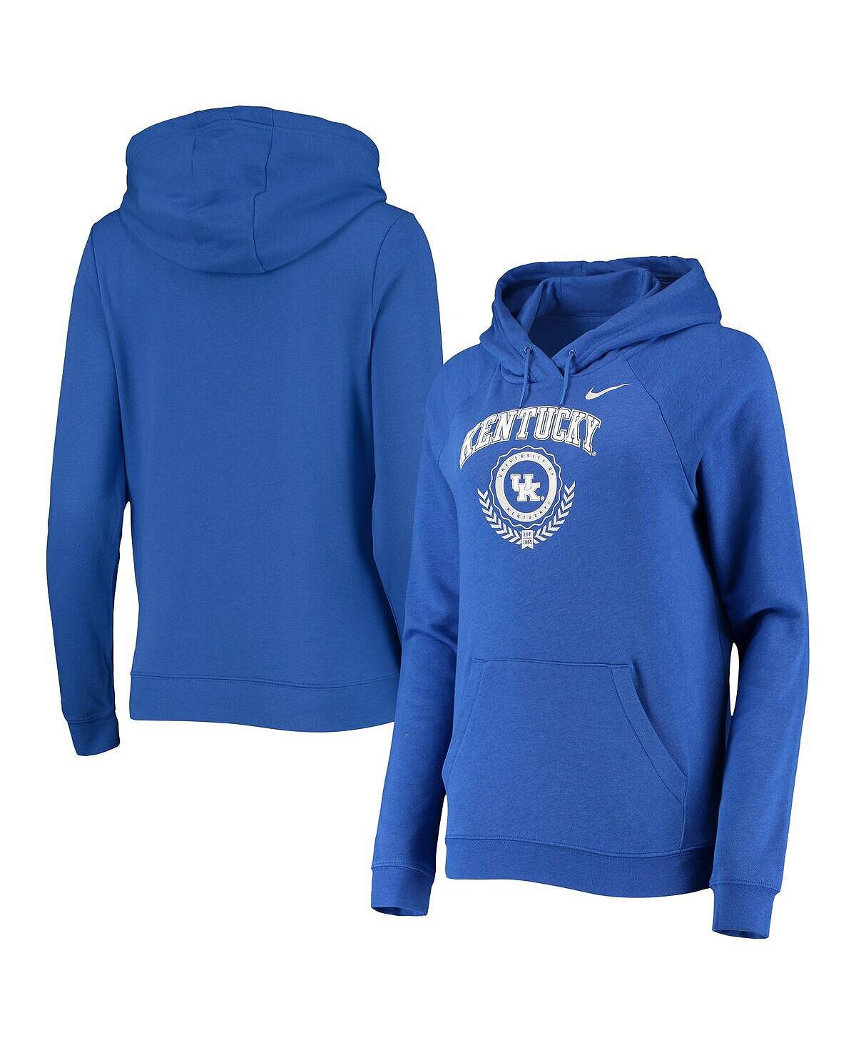 Женский флисовый пуловер с капюшоном Royal Kentucky Wildcats Varsity Tri-Blend реглан Nike
Женский флисовый пуловер с капюшоном Royal Kentucky Wildcats Varsity Tri-Blend реглан Nike