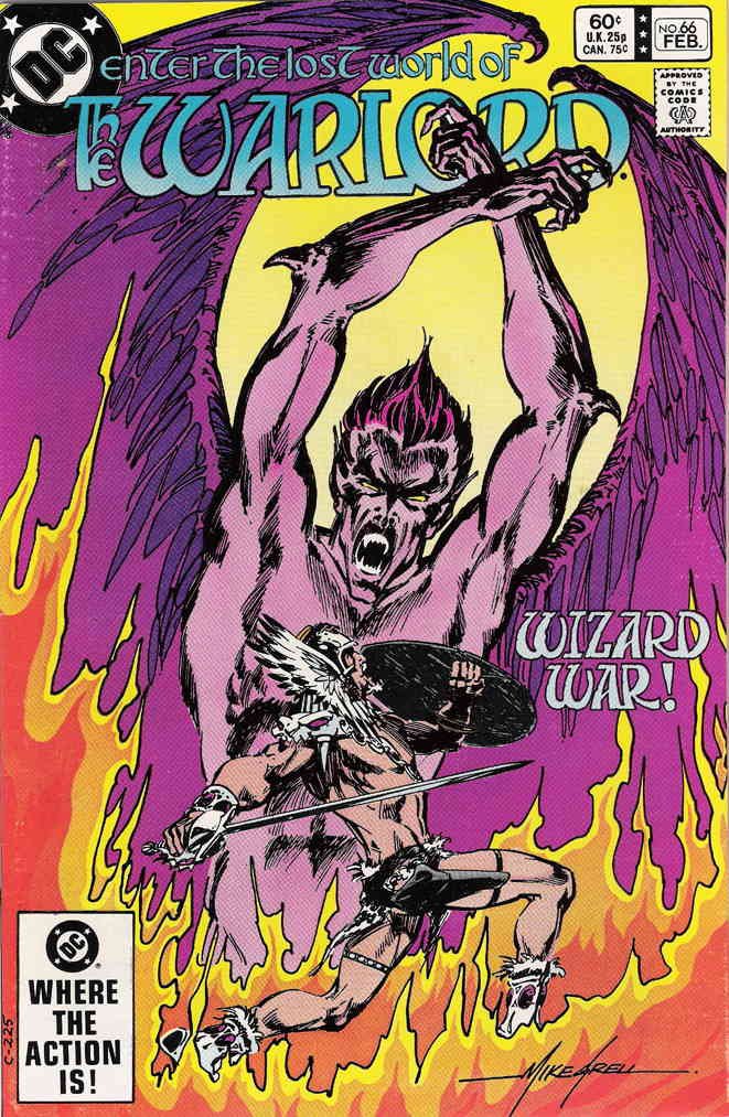 Warlord Comic Book - "Wizard War" - Vol. 8 No. 66 - February 1983 (DC Comics)
Warlord Comic Book - "Wizard War" - Vol. 8 No. 66 - February 1983 (DC Comics)