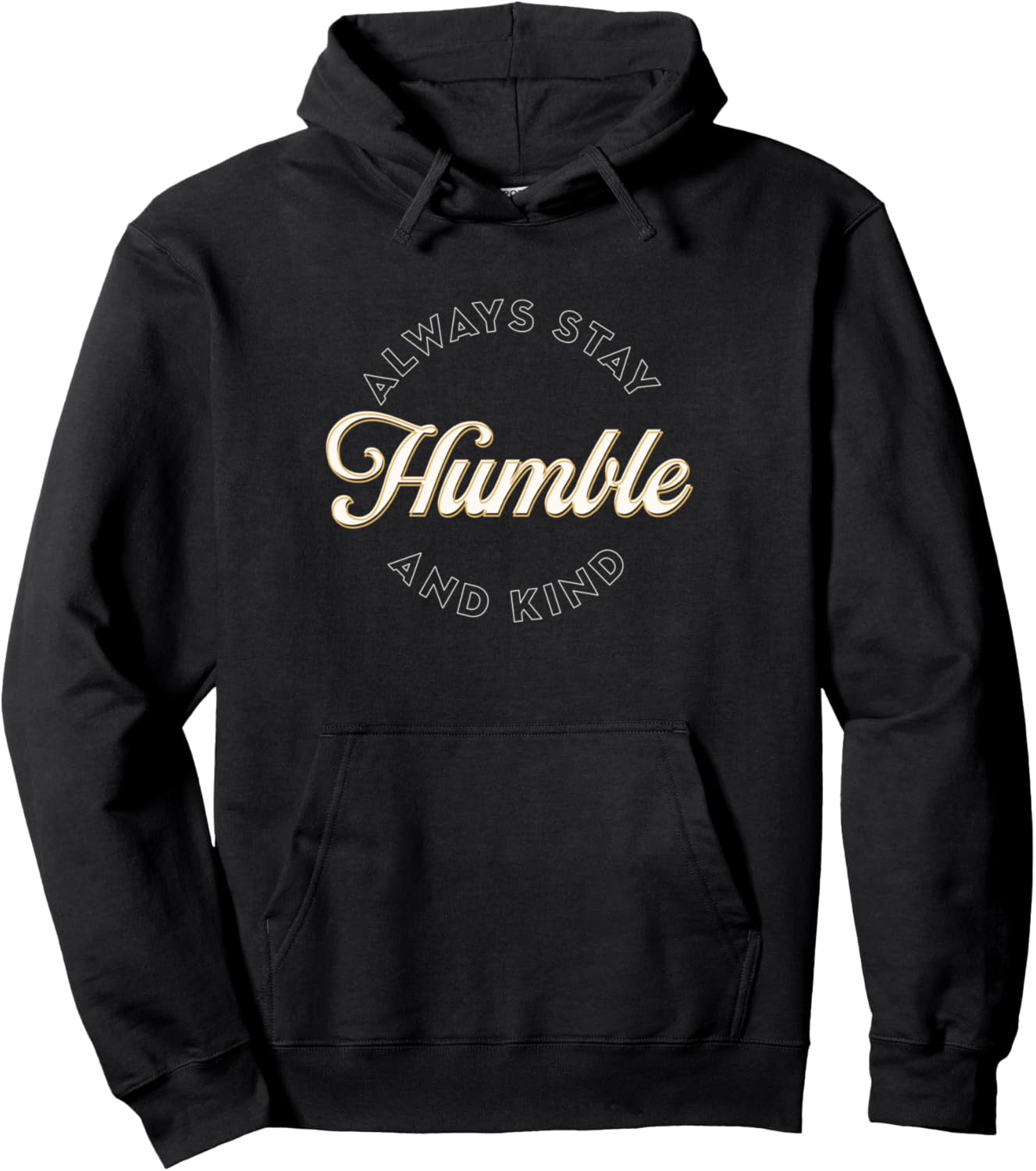 Худи с надписью Всегда оставайся скромным и добрым, черный Trendy Apparel
Худи с надписью Всегда оставайся скромным и добрым, черный Trendy Apparel