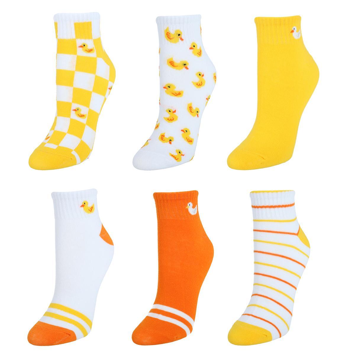 Женские носки в ассортименте с низкой посадкой и ребристым узором (6 пар в упаковке) CTM, цвет yellow and orange/ducks
Женские носки в ассортименте с низкой посадкой и ребристым узором (6 пар в упаковке) CTM, цвет yellow and orange/ducks