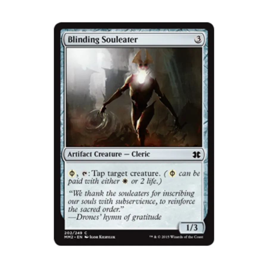 CCG Ослепляющий пожиратель душ (клавиша C), MTG - Modern Masters 2015
CCG Ослепляющий пожиратель душ (клавиша C), MTG - Modern Masters 2015