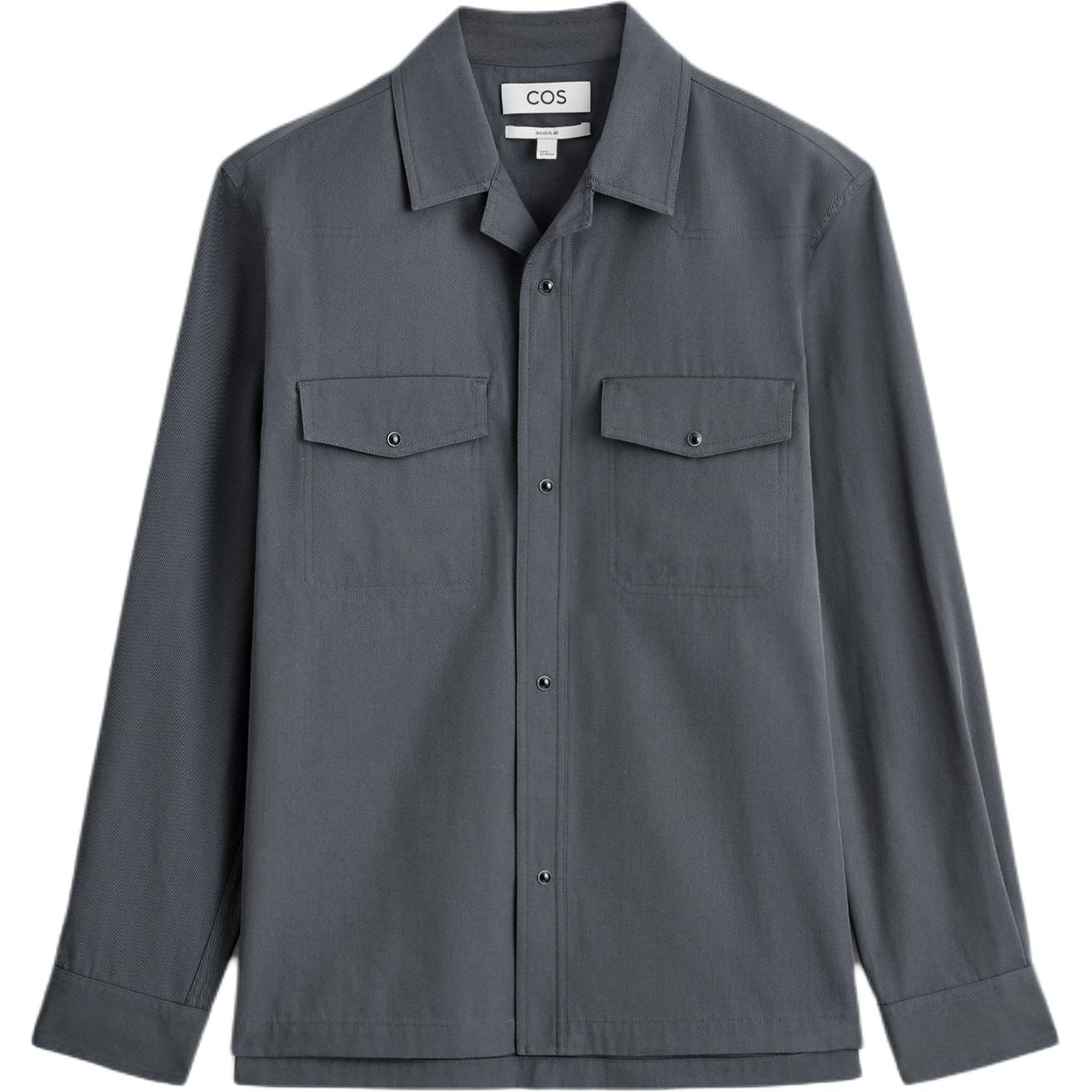 COS Мужская рубашка темно-серого цвета
COS Мужская рубашка темно-серого цвета