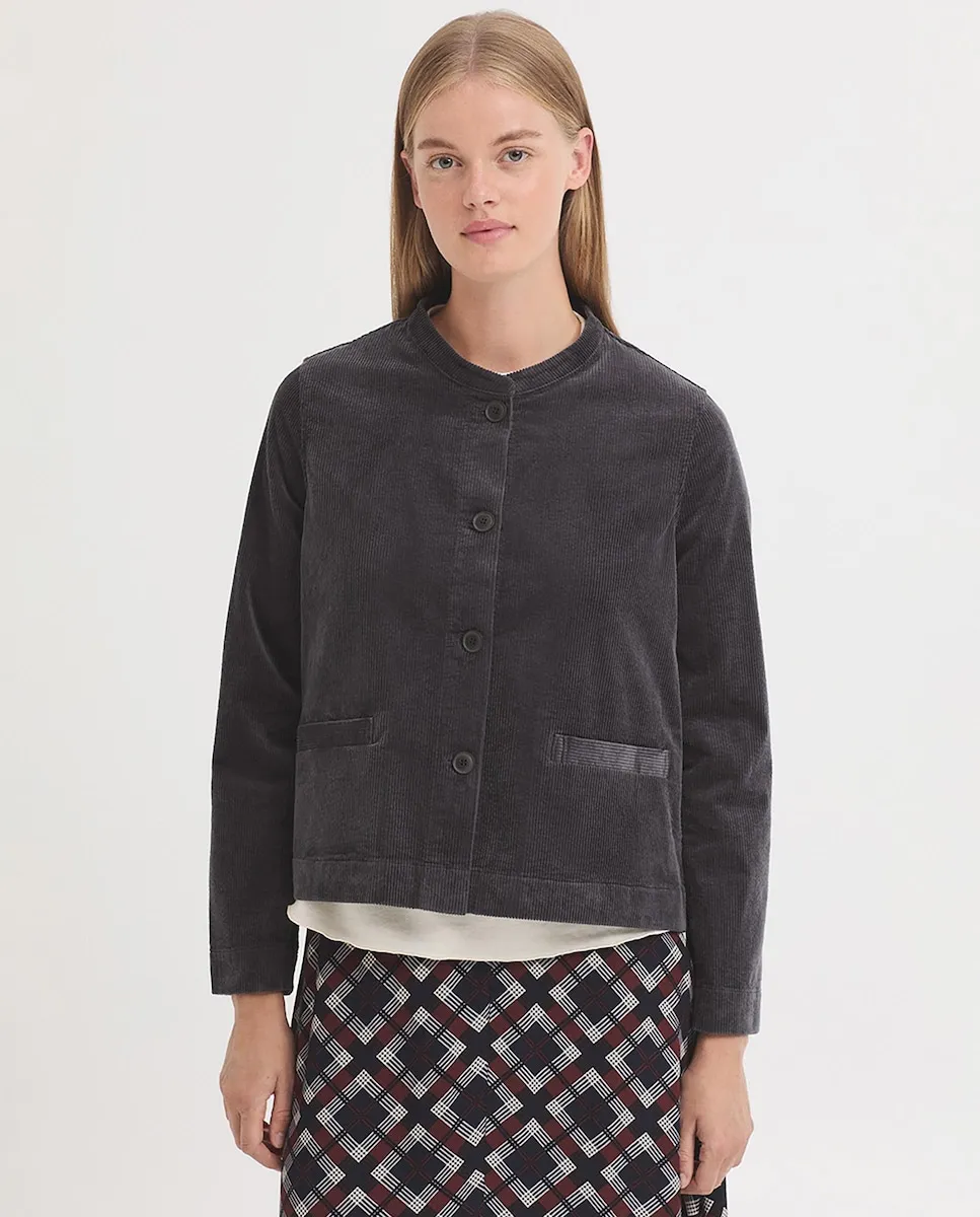 Женская куртка на пуговицах с круглым вырезом Nice Things, серый
Женская куртка на пуговицах с круглым вырезом Nice Things, серый