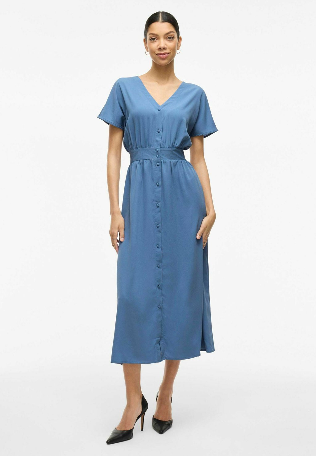 Повседневное платье MIDI KURZARM VILA, темно-синий 
Повседневное платье MIDI KURZARM VILA, темно-синий