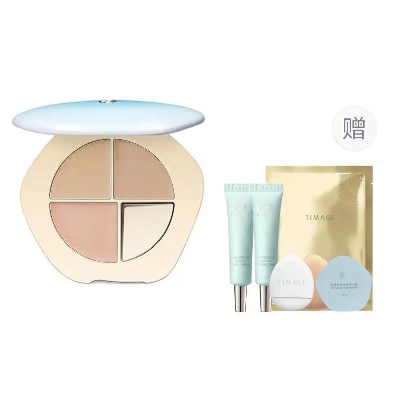 Трехцветная палитра консилера увлажняющая осветляющая выравнивание тона кожи пуховый диск 5г TIMAGE
Трехцветная палитра консилера увлажняющая осветляющая выравнивание тона кожи пуховый диск 5г TIMAGE