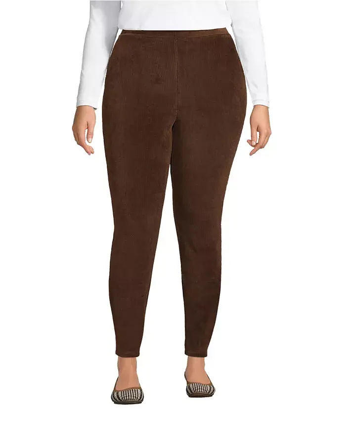 Женские спортивные трикотажные вельветовые леггинсы с высокой посадкой Lands' End, коричневый
Женские спортивные трикотажные вельветовые леггинсы с высокой посадкой Lands' End, коричневый