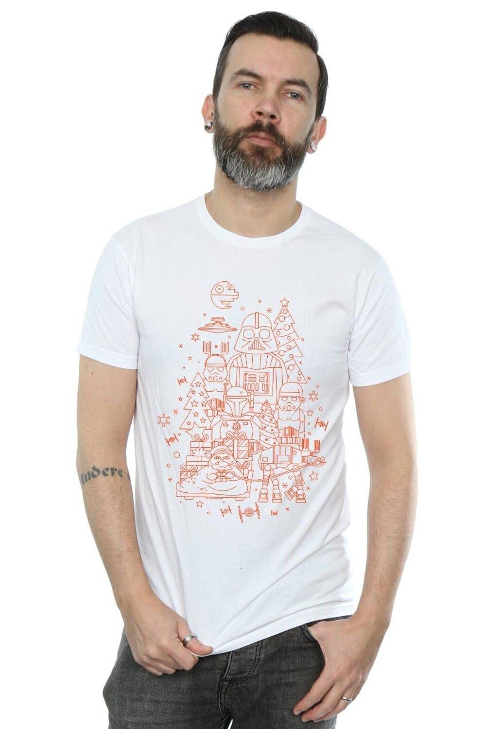 Рождественская футболка «Империя» Star Wars, белый
Рождественская футболка «Империя» Star Wars, белый