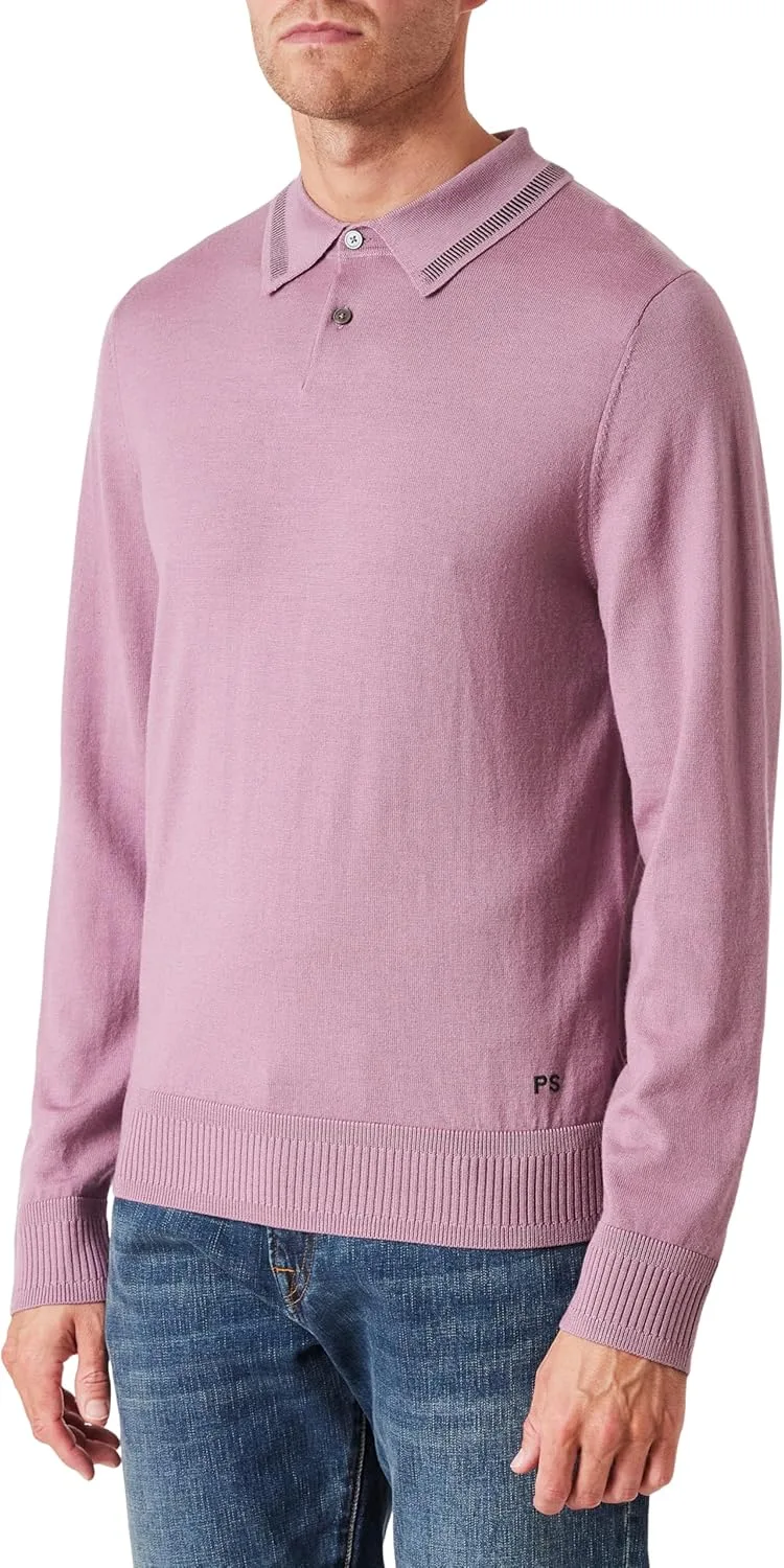 Paul Smith мужской поло-свитер из мериносовой шерсти
Paul Smith мужской поло-свитер из мериносовой шерсти