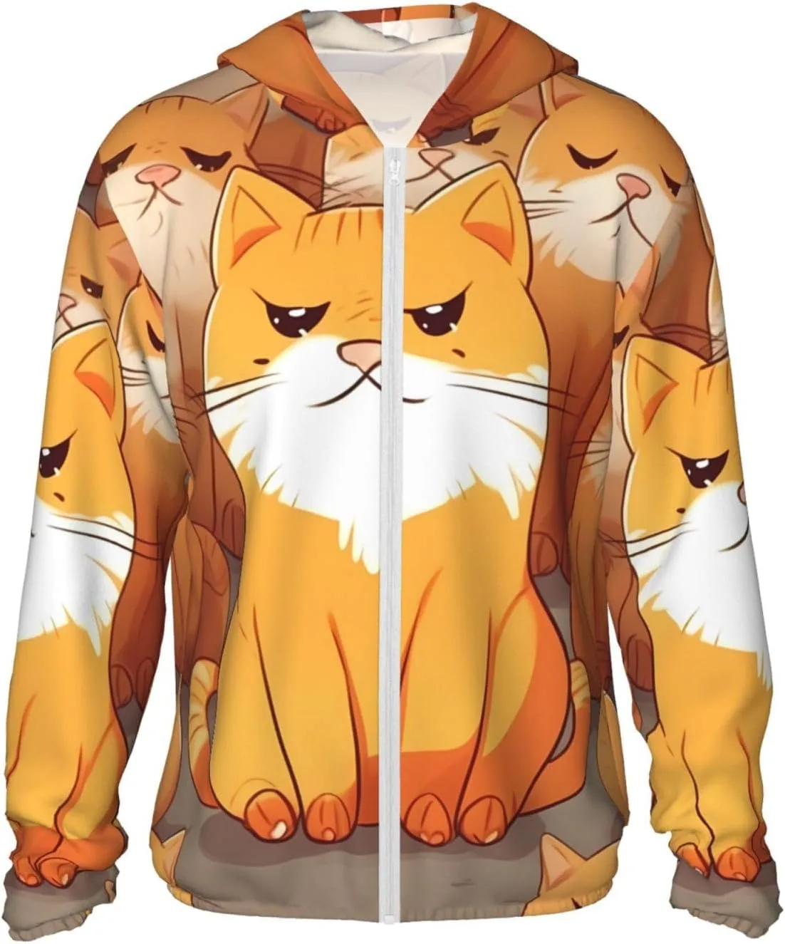 Толстовка с капюшоном для защиты от солнца Unisex Orange Cats UPF 50+ GDSHJKLW
Толстовка с капюшоном для защиты от солнца Unisex Orange Cats UPF 50+ GDSHJKLW