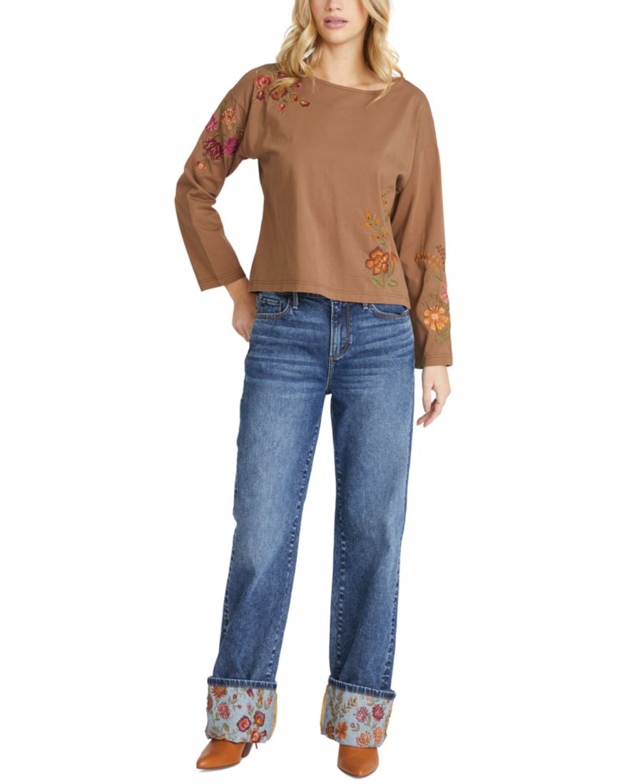 Женская блузка Dritwood с круглым вырезом и вышивкой Oshibana Driftwood, Brown
Женская блузка Dritwood с круглым вырезом и вышивкой Oshibana Driftwood, Brown