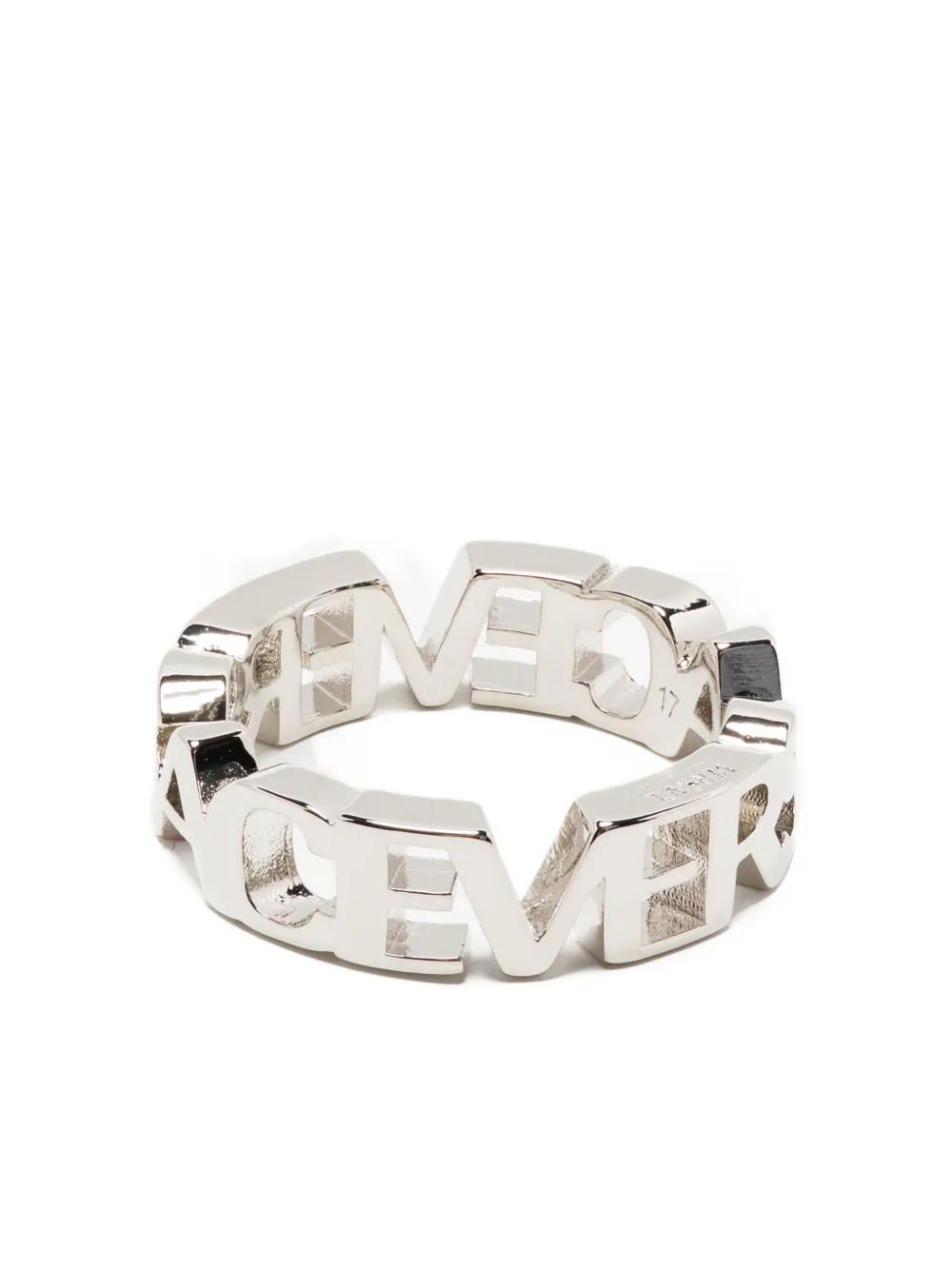 Кольцо с логотипом VERSACE, серебяный 
Кольцо с логотипом VERSACE, серебяный