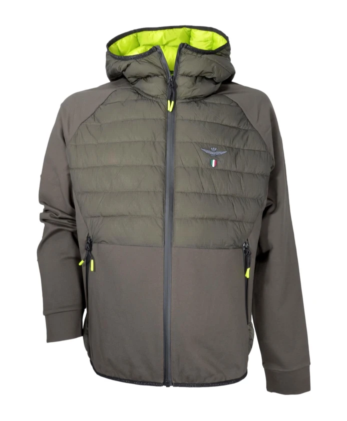 Куртка с капюшоном в стиле милитари Aeronautica Militare, зеленый
Куртка с капюшоном в стиле милитари Aeronautica Militare, зеленый