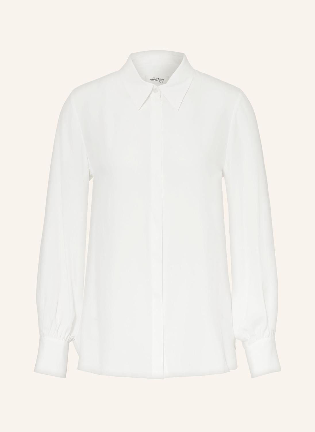 Рубашка блузка эле с шелком Ottod'Ame, белый
Рубашка блузка эле с шелком Ottod'Ame, белый