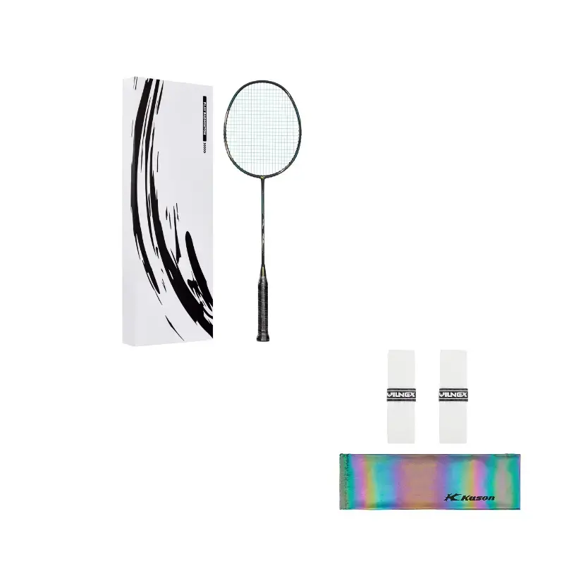 LINING Ракетка для бадминтона Kason, наступательного типа, утяжеленная головка, жесткий стержень, продвинутый уровень, 4UG5, черный золотой
LINING Ракетка для бадминтона Kason, наступательного типа, утяжеленная головка, жесткий стержень, продвинутый уровень, 4UG5, черный золотой
