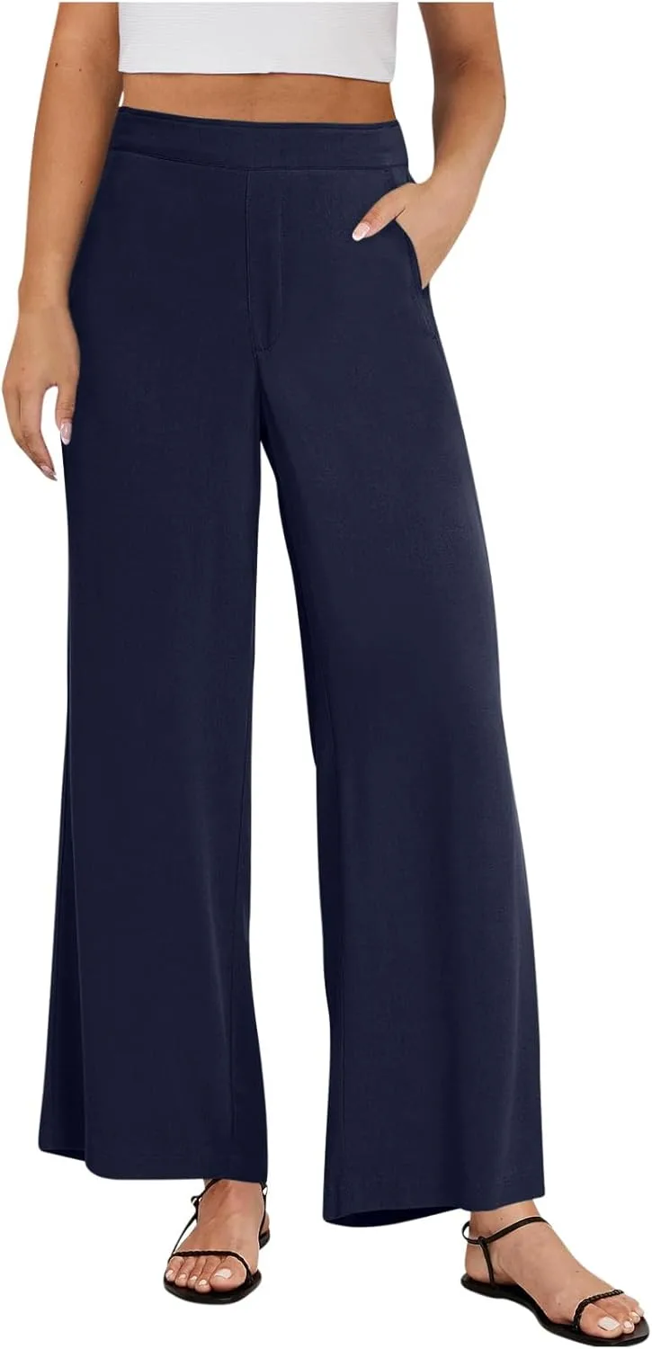 JOAU Женские широкие брюки с высокой талией на резинке
JOAU Женские широкие брюки с высокой талией на резинке