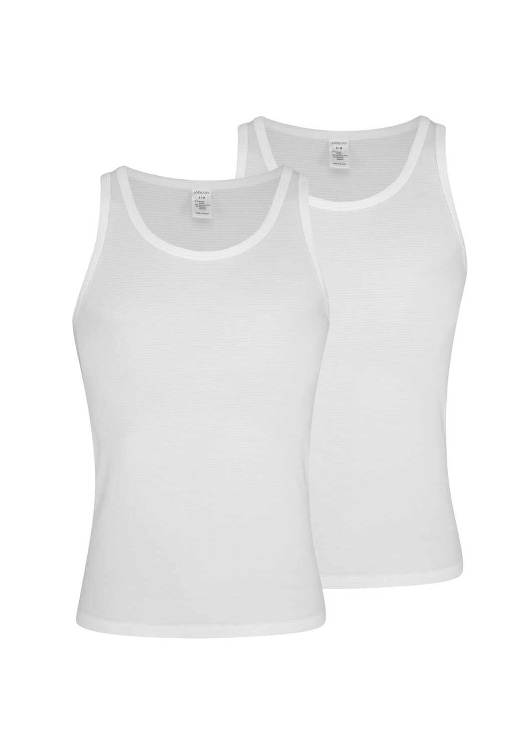 Майка Ammann/Tanktop Cotton & More, белый 
Майка Ammann/Tanktop Cotton & More, белый