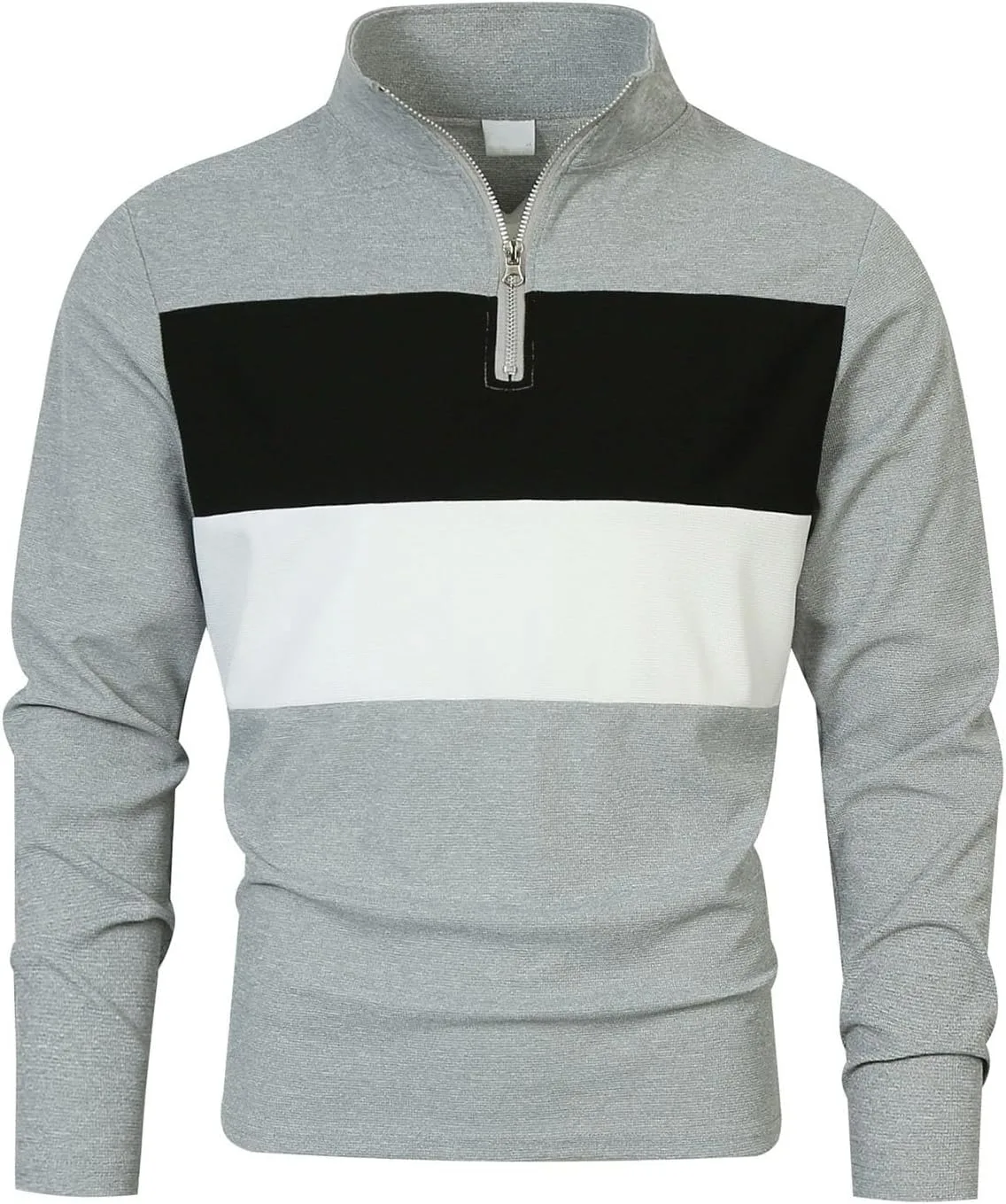 Мужская поло с длинным рукавом Casual Slim Fit Quarter Zip
Мужская поло с длинным рукавом Casual Slim Fit Quarter Zip