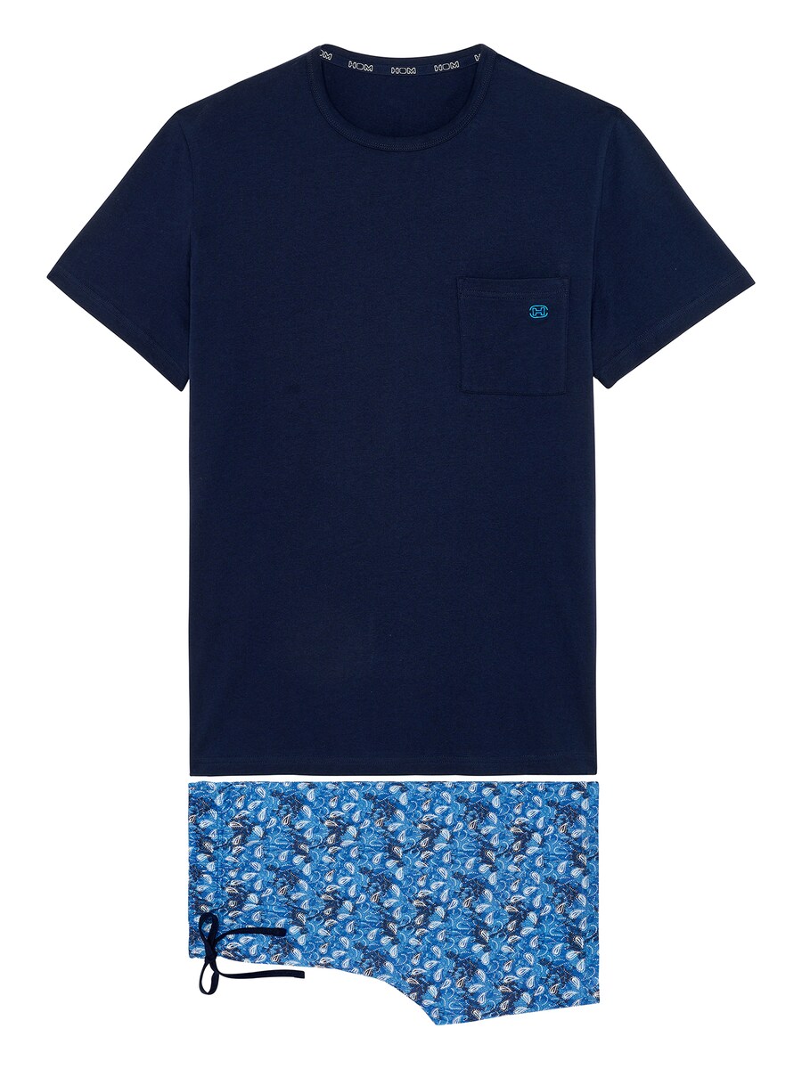 Короткая пижама HOM Vibe, синий
Короткая пижама HOM Vibe, синий