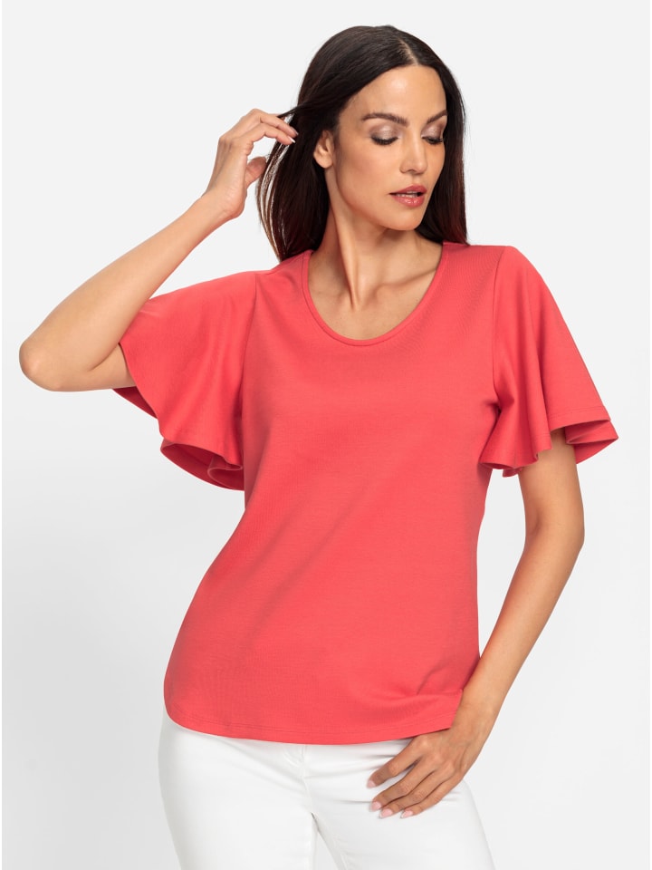 Рубашка с круглым вырезом цвета лобстер Heine
Рубашка с круглым вырезом цвета лобстер Heine