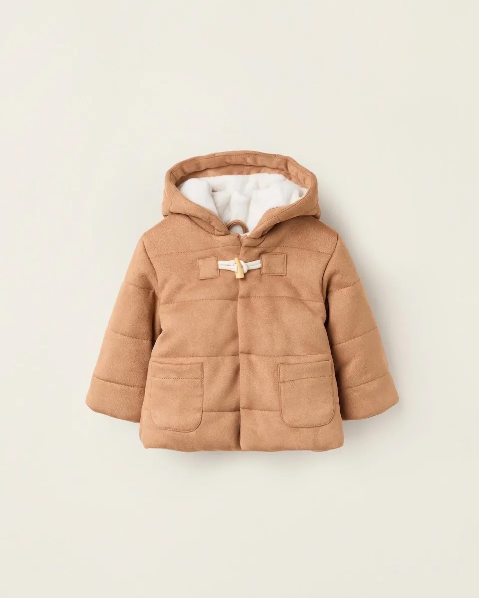 Детское пальто с капюшоном, на кнопках и молнии Zippy, песочный
Детское пальто с капюшоном, на кнопках и молнии Zippy, песочный