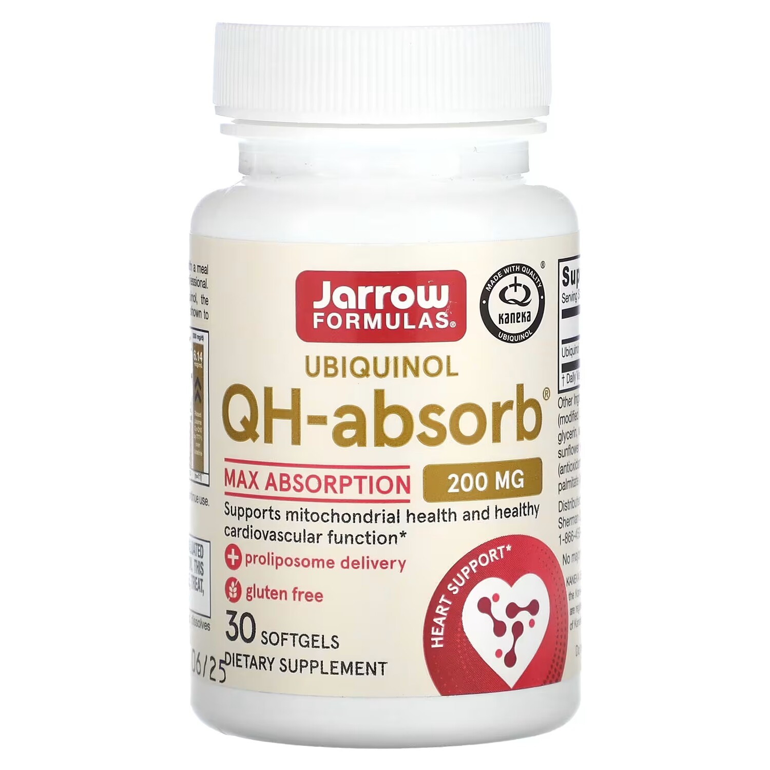 Убихинол Jarrow Formulas QH-Absorb 200 мг, 30 таблеток
Убихинол Jarrow Formulas QH-Absorb 200 мг, 30 таблеток