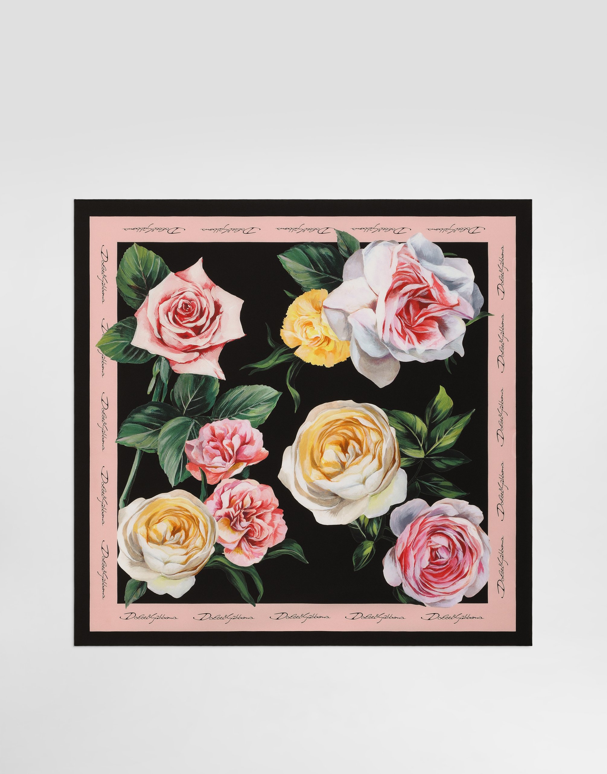 Шелковый твиловый платок с принтом роз и пионов (70x70) Dolce & Gabbana, принт
Шелковый твиловый платок с принтом роз и пионов (70x70) Dolce & Gabbana, принт