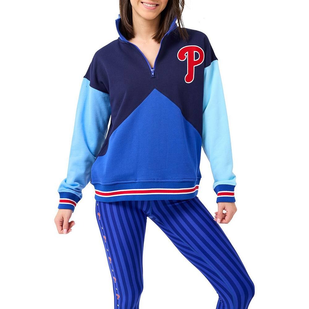 Женский темно-синий/темно-синий свитшот Terez Philadelphia Phillies Classic с молнией четверть четверти с цветными блоками, цвет Phl Navy
Женский темно-синий/темно-синий свитшот Terez Philadelphia Phillies Classic с молнией четверть четверти с цветными блоками, цвет Phl Navy