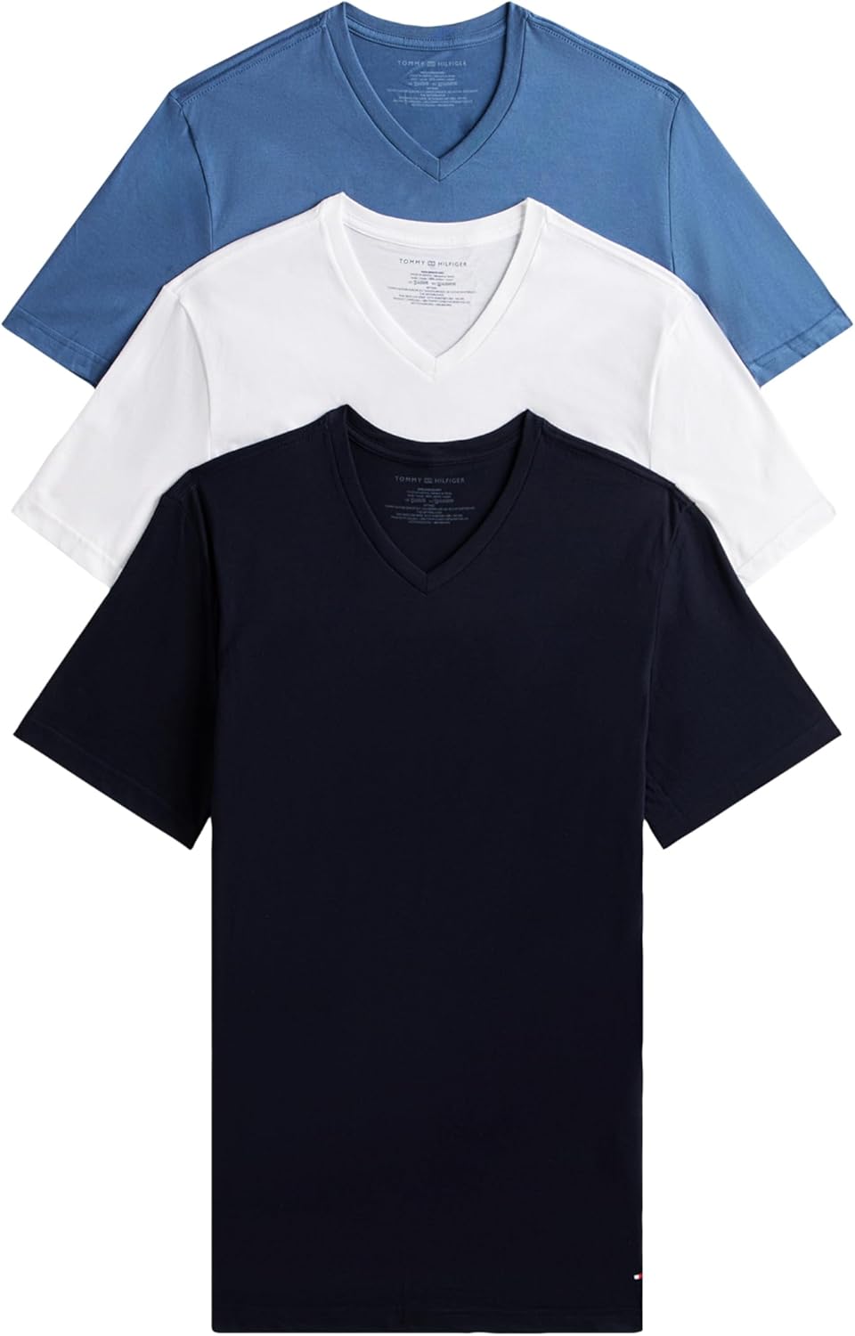 Комплект из 3 классических мужских хлопковых маек Tommy Hilfiger с V-образным вырезом, White, North Sky Blue, Desert Sky
Комплект из 3 классических мужских хлопковых маек Tommy Hilfiger с V-образным вырезом, White, North Sky Blue, Desert Sky