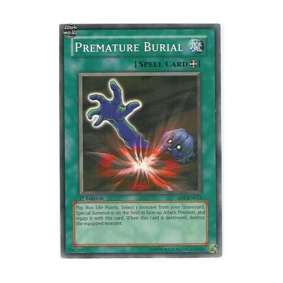 CCG Преждевременное захоронение (обычное), Yu-Gi-Oh - Structure Deck - Dragon's Roar - Singles
CCG Преждевременное захоронение (обычное), Yu-Gi-Oh - Structure Deck - Dragon's Roar - Singles