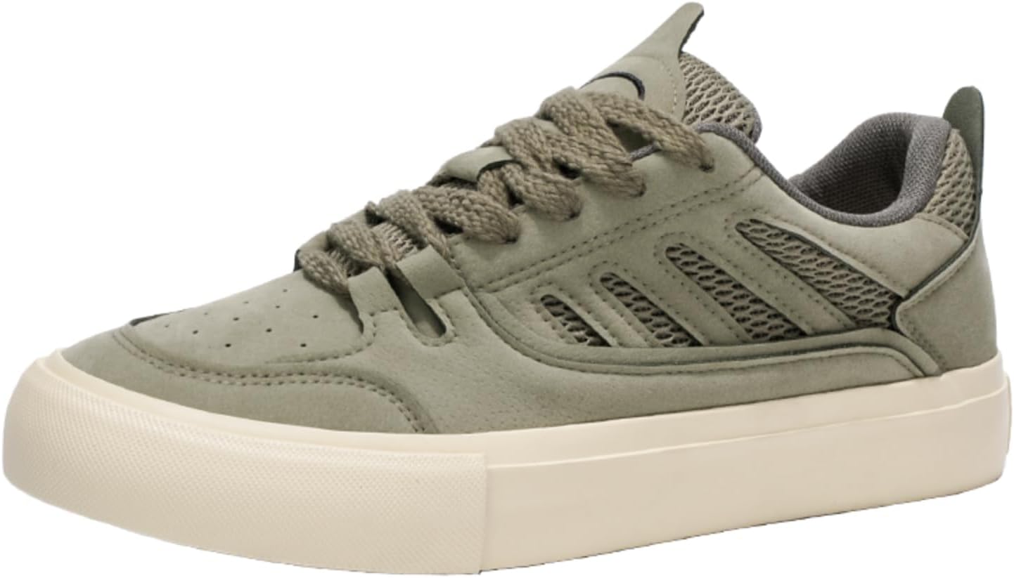 Мужские низкие кроссовки из оливково-зеленой замши, ретро-стиль, повседневная обувь с толстыми шнурками, удобная для ежедневного ношения Aokisx
Мужские низкие кроссовки из оливково-зеленой замши, ретро-стиль, повседневная обувь с толстыми шнурками, удобная для ежедневного ношения Aokisx