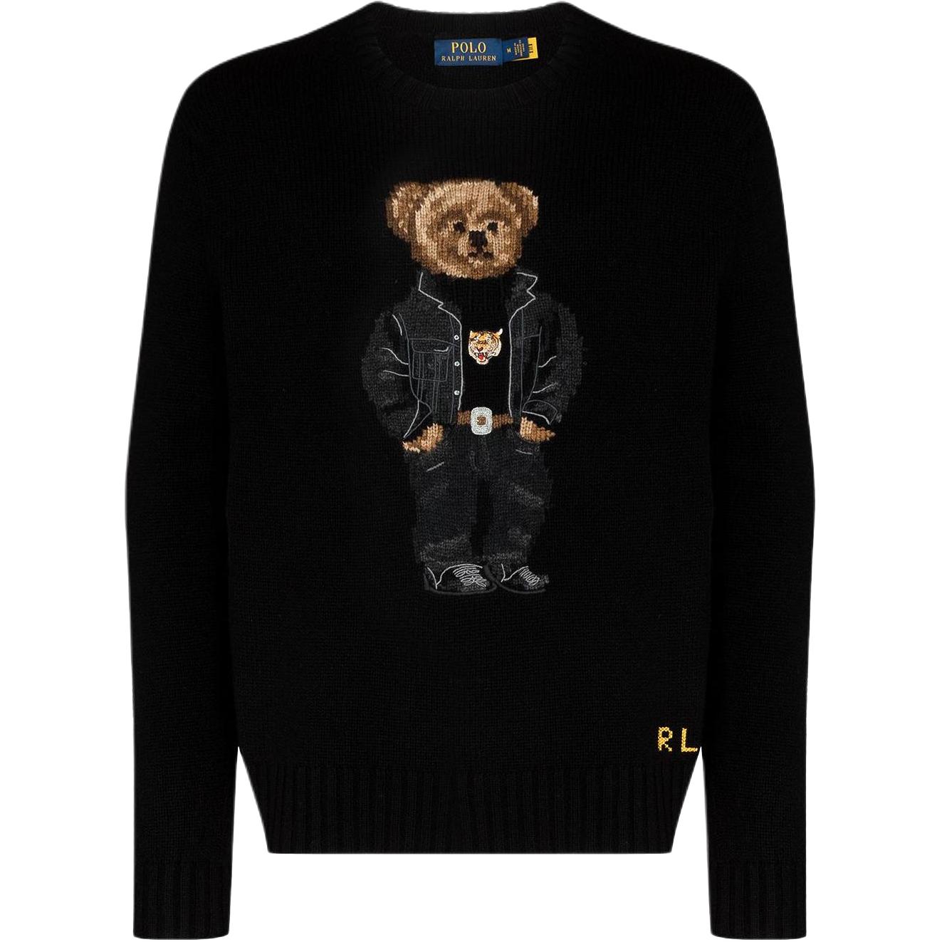 Мужской свитер с медведем Polo Ralph Lauren, черный
Мужской свитер с медведем Polo Ralph Lauren, черный