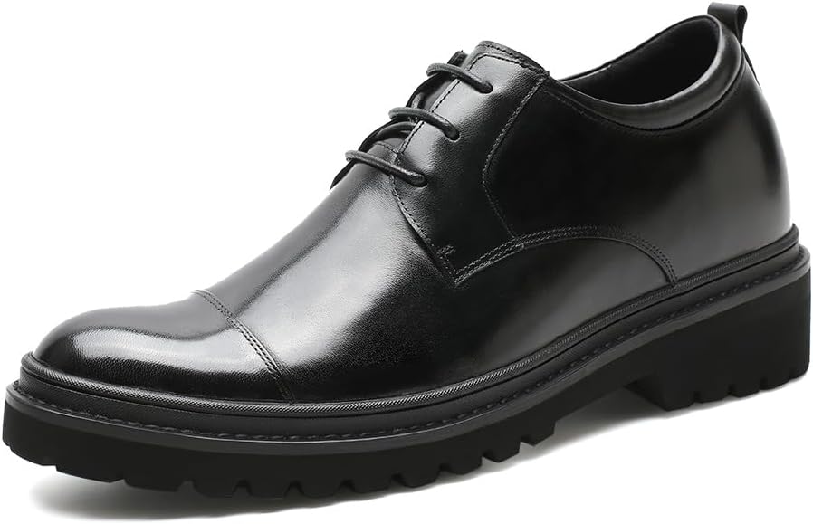 Мужские дерби CHAMARIPA: аутентичные туфли с невидимым увеличением роста на 7-9 см, встроенная индивидуальная стелька-лифтер, дышащая телячья кожа для ношения в течение всего дня, формальные деловые и свадебные мероприятия, черный
Мужские дерби CHAMARIPA: аутентичные туфли с невидимым увеличением роста на 7-9 см, встроенная индивидуальная стелька-лифтер, дышащая телячья кожа для ношения в течение всего дня, формальные деловые и свадебные мероприятия, черный