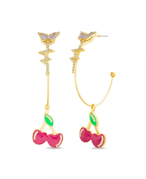 Серьга-Кольцо в виде бабочки с подвеской в виде вишни Kensie, multi
Серьга-Кольцо в виде бабочки с подвеской в виде вишни Kensie, multi