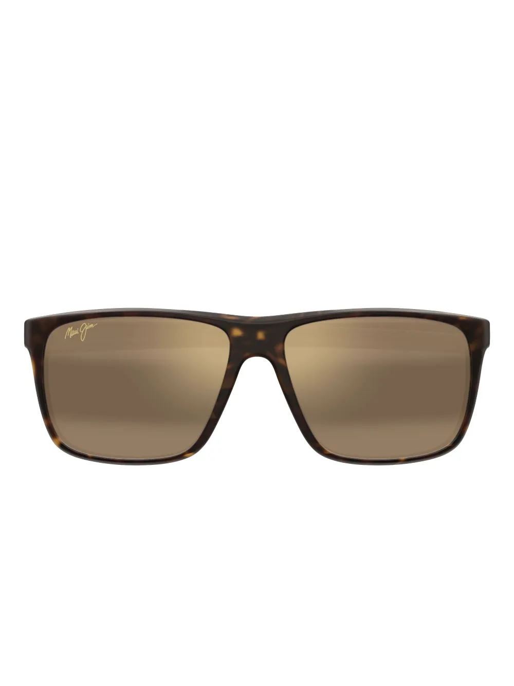 Солнцезащитные очки в квадратной оправе Maui Jim, коричневый 
Солнцезащитные очки в квадратной оправе Maui Jim, коричневый