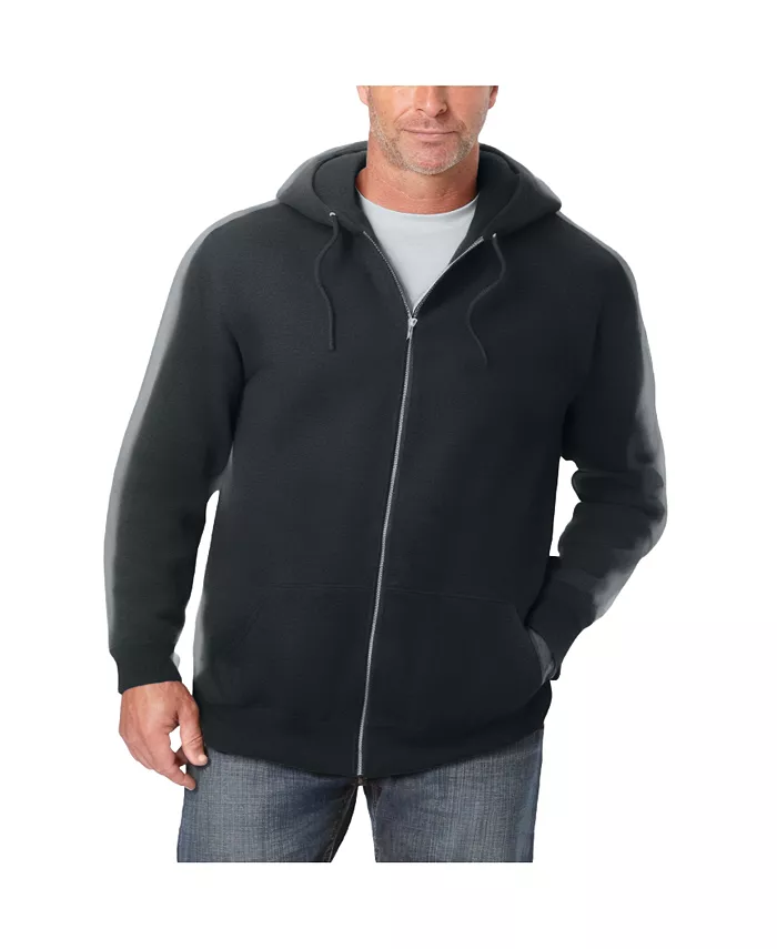 Утепленная толстовка с капюшоном и молнией Big & Tall удлиненного кроя KingSize, черный
Утепленная толстовка с капюшоном и молнией Big & Tall удлиненного кроя KingSize, черный