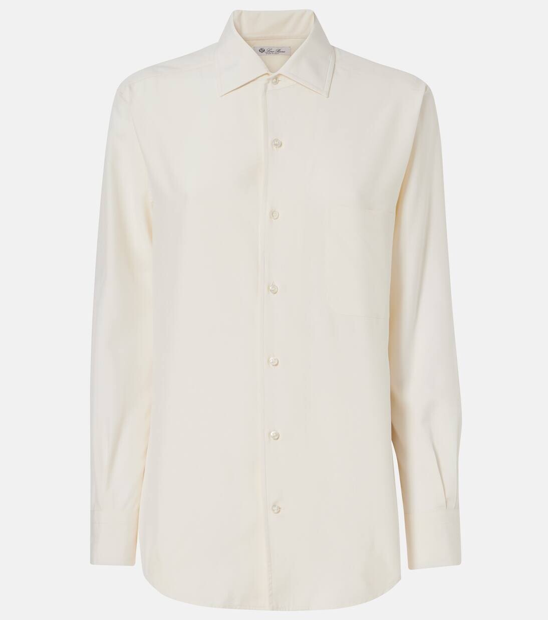 Шелковая рубашка Андре Loro Piana, цвет nougat
Шелковая рубашка Андре Loro Piana, цвет nougat
