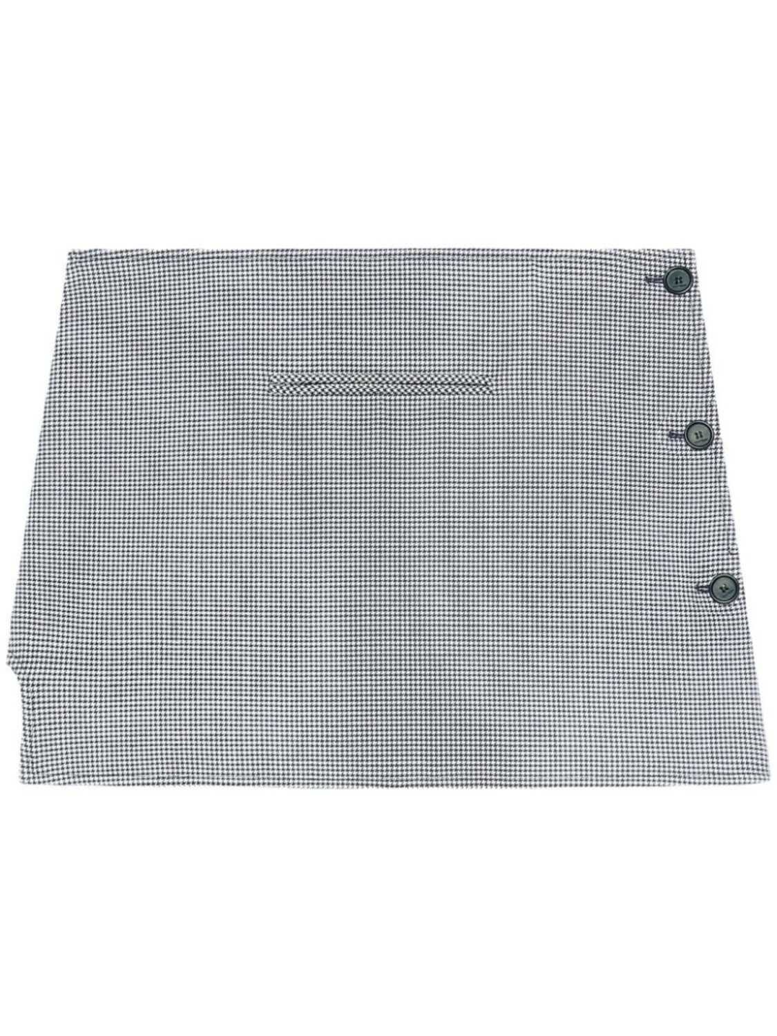 Courrèges юбка мини Oblique в ломаную клетку, черный 
Courrèges юбка мини Oblique в ломаную клетку, черный