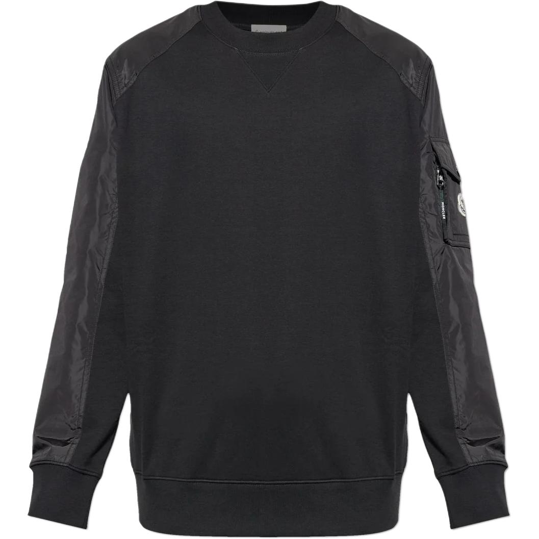 Свитшот с нашивкой логотипа Moncler, черный
Свитшот с нашивкой логотипа Moncler, черный