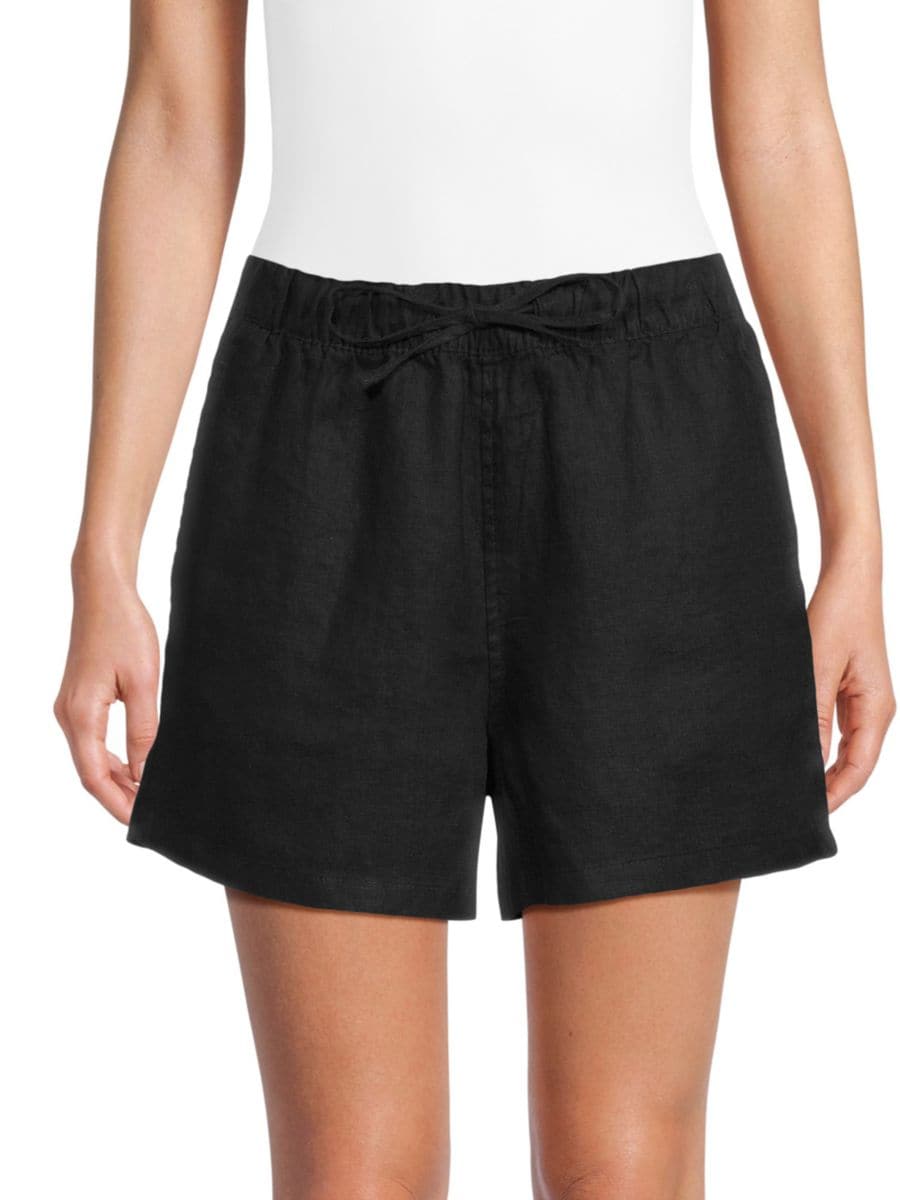 Шорты на завязках из 100% льна Saks Fifth Avenue, черный
Шорты на завязках из 100% льна Saks Fifth Avenue, черный