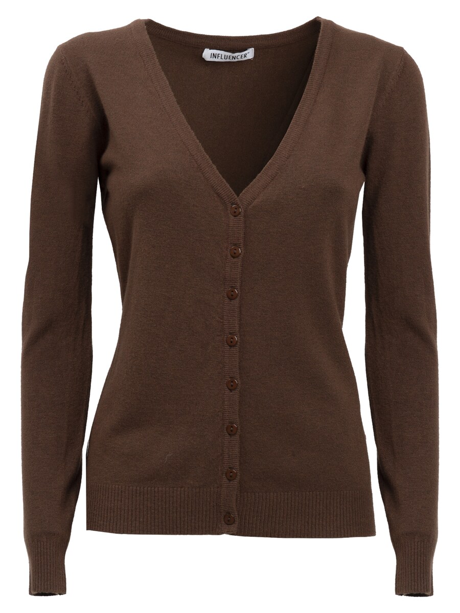 Вязаный кардиган Influencer, коричневый
Вязаный кардиган Influencer, коричневый