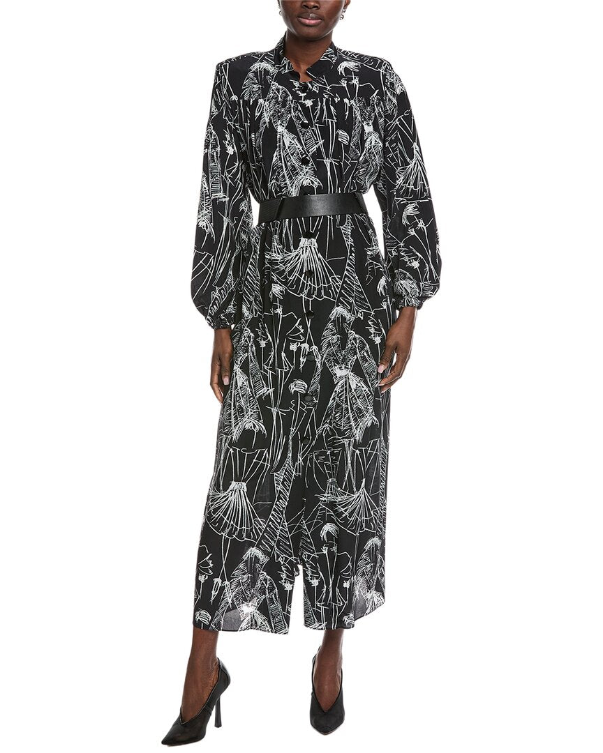 Шелковое миди-платье Akris, черный
Шелковое миди-платье Akris, черный