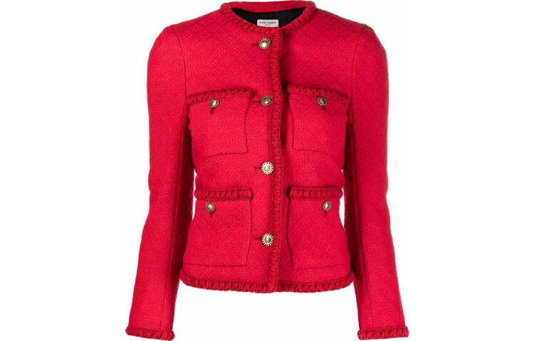 Куртка женская Saint Laurent на пуговицах, красный
Куртка женская Saint Laurent на пуговицах, красный