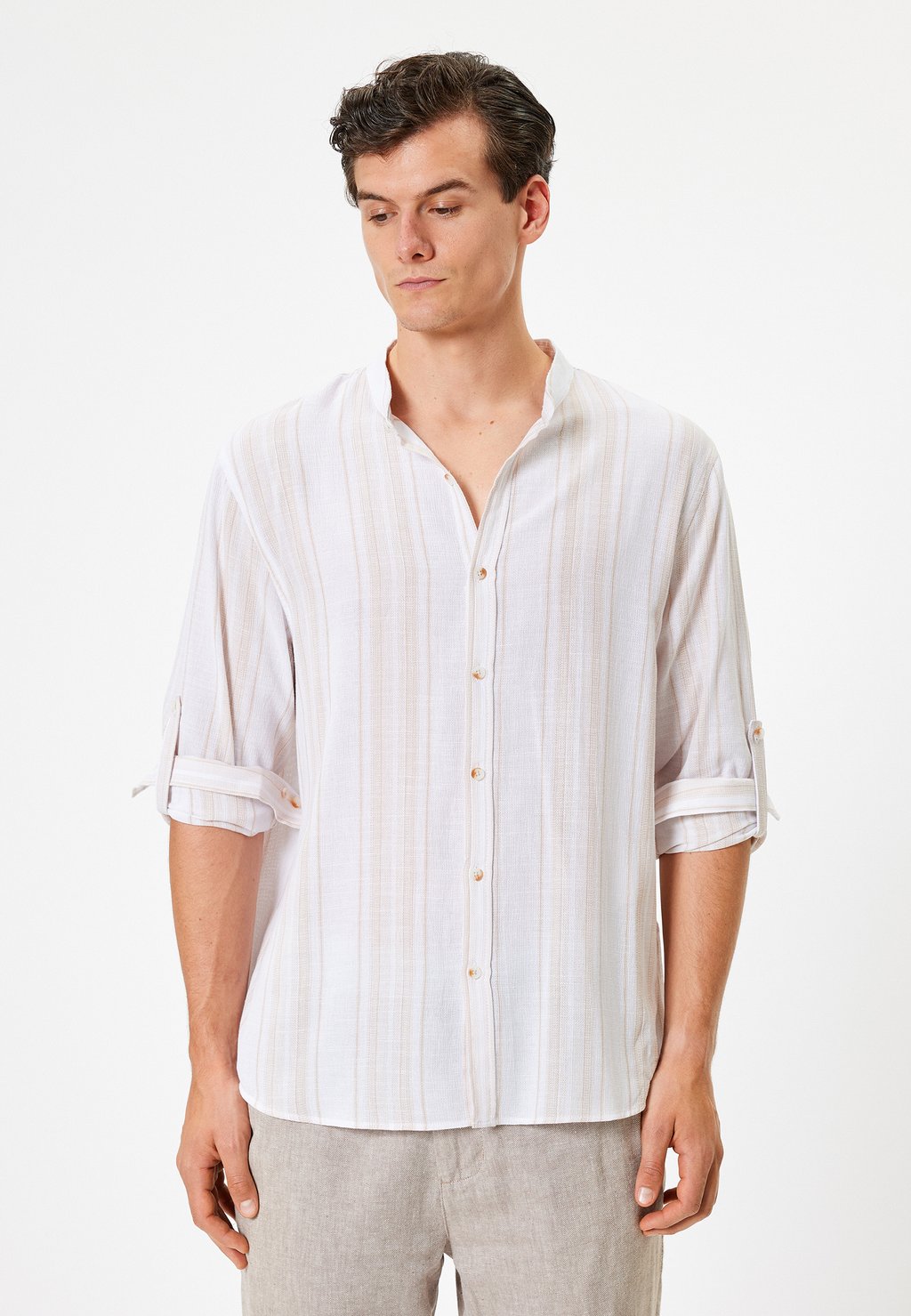 Рубашка Koton, бежевый
Рубашка Koton, бежевый