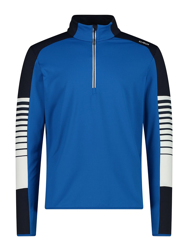 CMP Флисовый пуловер сине-черно-белого цвета
CMP Флисовый пуловер сине-черно-белого цвета