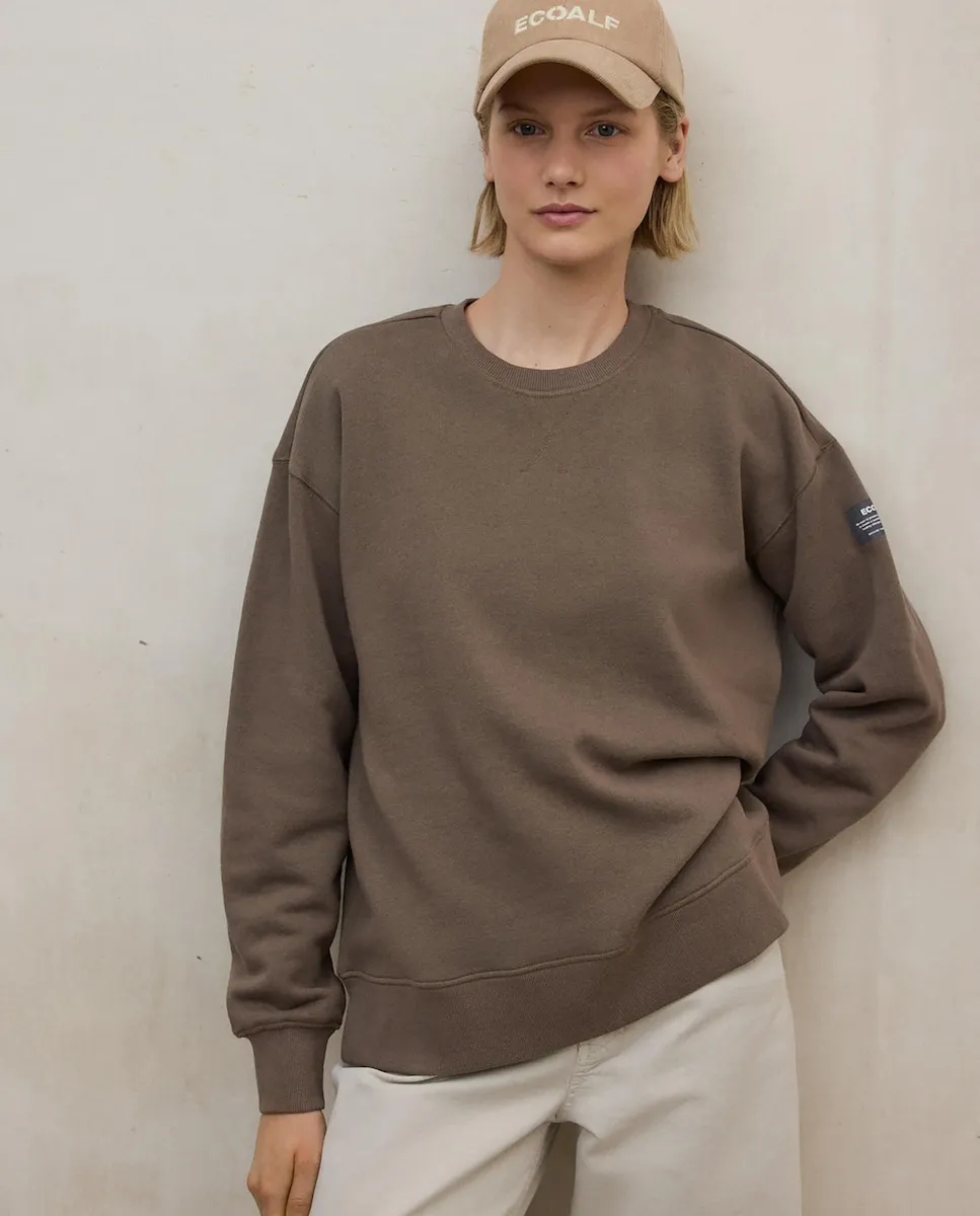Женская толстовка с круглым вырезом Ecoalf, коричневый
Женская толстовка с круглым вырезом Ecoalf, коричневый