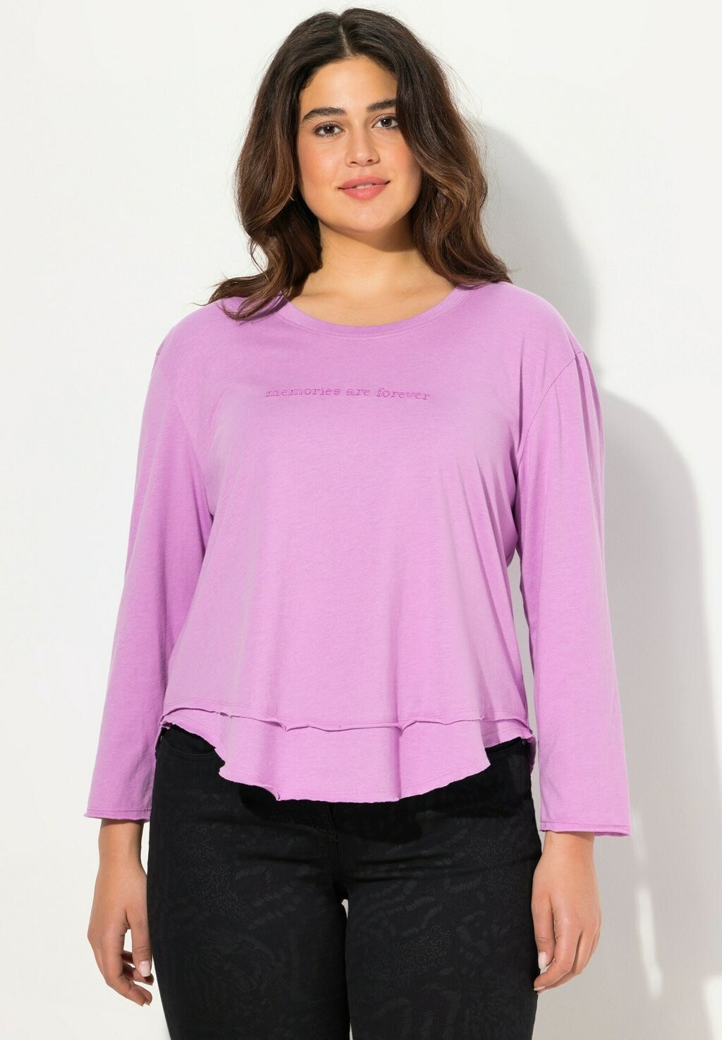 Топ с длинными рукавами LAYERED LOOK MEMORIES EMBROIDERED Ulla Popken, фиолетовый
Топ с длинными рукавами LAYERED LOOK MEMORIES EMBROIDERED Ulla Popken, фиолетовый