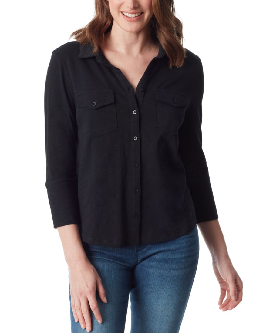 Женская рубашка Ashten с рукавами 3/4 Gloria Vanderbilt, Black
Женская рубашка Ashten с рукавами 3/4 Gloria Vanderbilt, Black