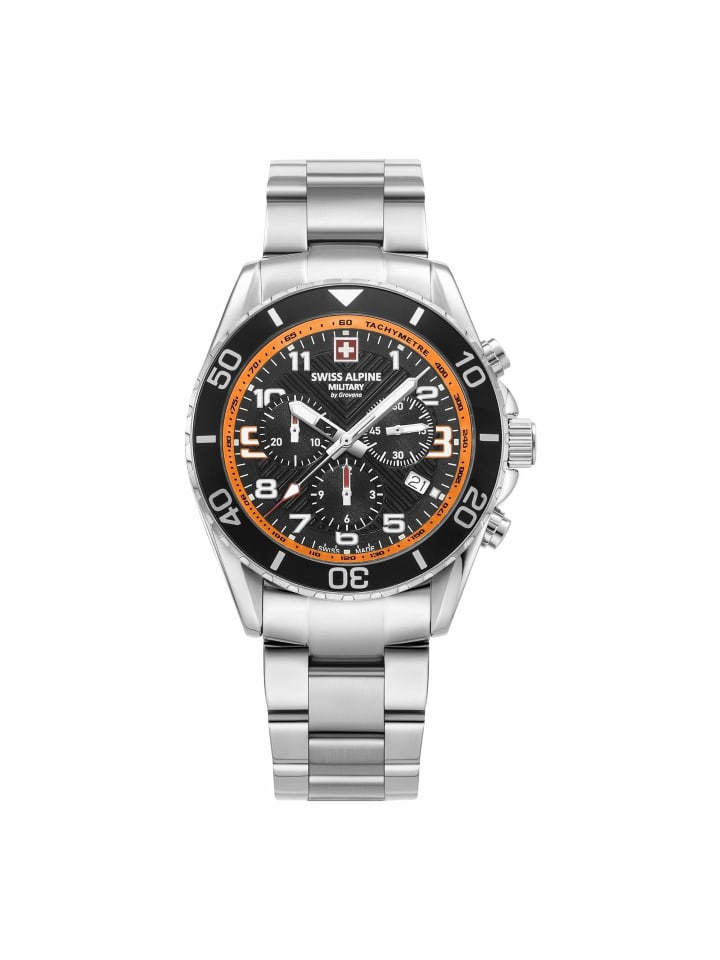 Swiss Alpine Military by Grovana Мужские аналоговые часы серебристого цвета
Swiss Alpine Military by Grovana Мужские аналоговые часы серебристого цвета